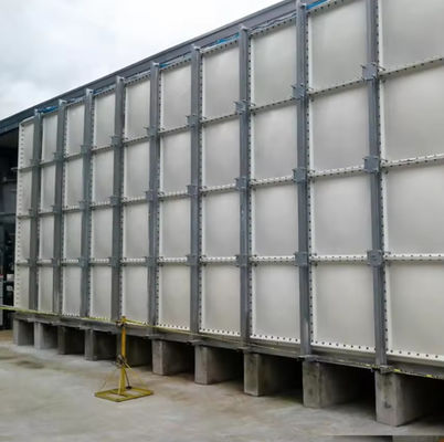 Serbatoio di plastica rinforzato con fibra di vetro GRP Panel Serbatoio d'acqua 1000L-1000000L Capacità