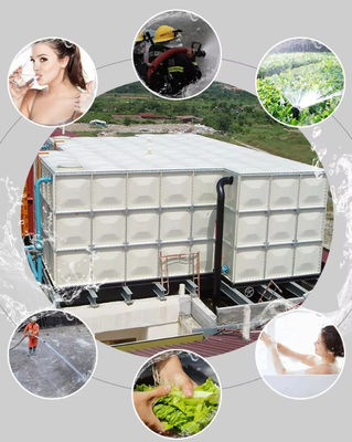 Superficie liscia Immenso litro pannello in FRP Serbatoio di immagazzinamento dell'acqua Gallo gigante Raccolta dell'acqua piovana