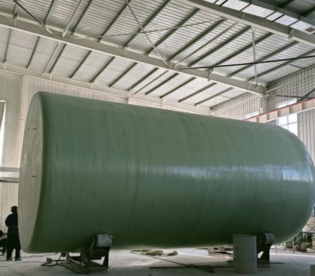 Serbatoio di contenitore di acqua in fibra di vetro a pressione in FRP verticale Resistenza chimica