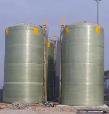 Cisterna di stoccaggio verticale di FRP per prodotti chimici 2000x3350