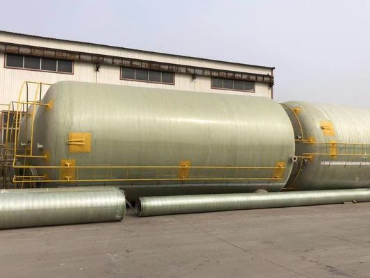 Industria chimica Frp Serbatoio orizzontale resistente alla corrosione