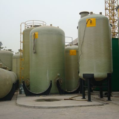 Resistenza alla corrosione frp serbatoi sotterranei di stoccaggio dell'acqua regolati in base al tipo di resina