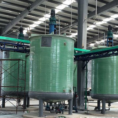 Serbatoio di stoccaggio in FRP resistente alle alte temperature Serbatoio di plastica rinforzato a fibra OEM