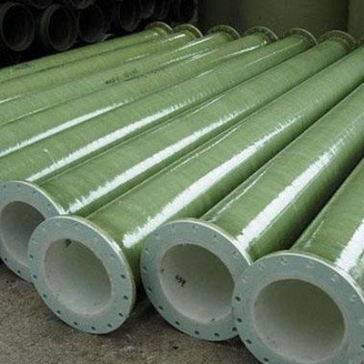 Tubo in FRP a superficie liscia dimensione personalizzata, tubi in fibra di vetro anti-corrosione