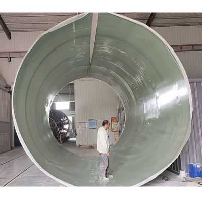 Tubo in FRP a superficie liscia dimensione personalizzata, tubi in fibra di vetro anti-corrosione
