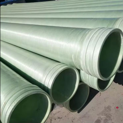 Fibra di vetro rinforzata tubo di plastica FRP rotondo tubo di sabbia sotterraneo ad alta pressione