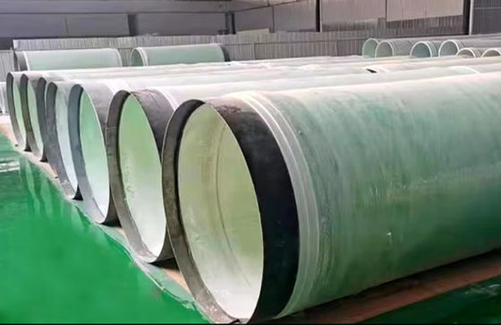 Fibra di vetro personalizzata Rafforzare i condotti idrici FRP tubo di presa per affondato sotterraneo