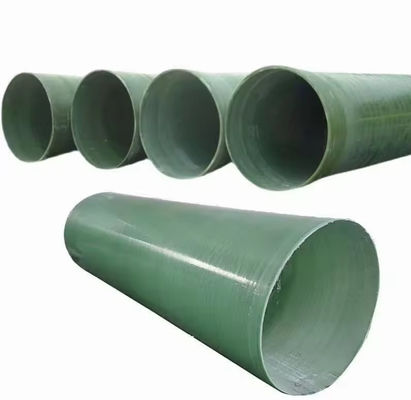 Fibra di vetro Fibra di vetro rinforzata Frp Plastiche Mortaio Tubi Grp Tubo di sabbia Tubo anticorrosione