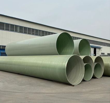 Tubo di fibra di vetro rinforzato di plastica con avvolgimento a filamento di grande diametro