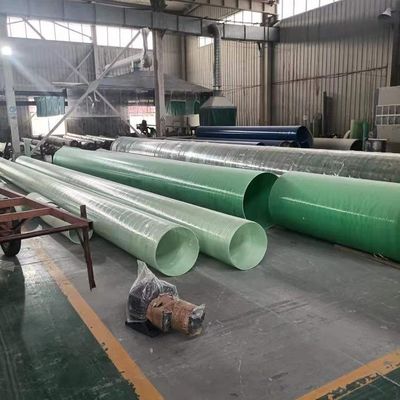 Trattamento dell' olio Tubo rotondo in FRP con flange stampata, condotto in FRP avvolto in filamenti