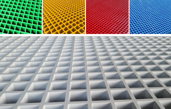 Personalizzazione Frp Griglia Passeggiata Bunnings Fibra di vetro rinforzata Griglia di plastica stampata per piattaforma