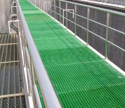Griglia di fibra di vetro stampata in FRP liscia e priva di UV 38x38x38 mm GRP Tree Grate