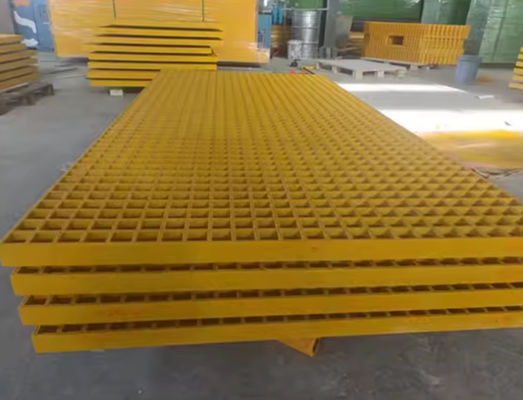 Moderno stile Frp Griglia pannelli di fibra di vetro Griglia foglio 1220x3660mm Per lavanderia auto