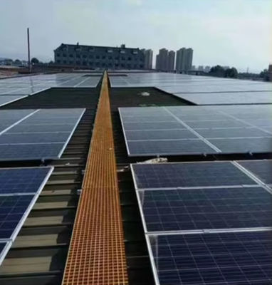 Energia solare pannelli di griglia in FRP soffitto di sopra passeggiate di piattaforma di plastica pavimento di griglia