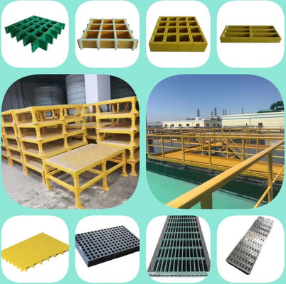 1220x3660mm Fibra di vetro Griglia di passerella, FRP GRP Tree Grate Grille Cover