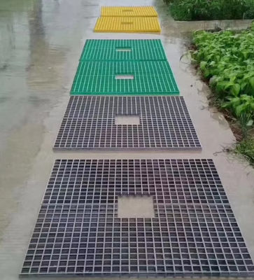 1220x3660mm Fibra di vetro Griglia di passerella, FRP GRP Tree Grate Grille Cover