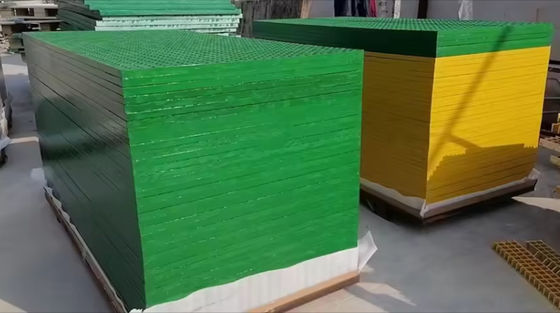 Dimensione personalizzata Colore Spessore Griglia in FRP, Griglia in fibra di vetro stampata a pultrusione