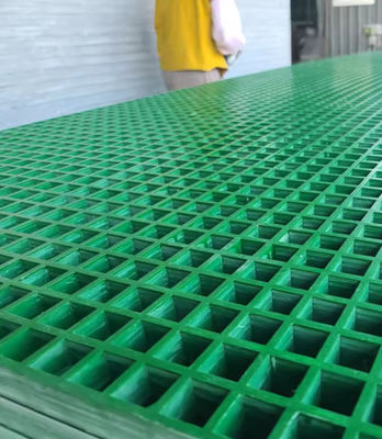 GRP Griglie Paesaggistiche Griglie stampate Frp 38x38mm Non Slip Per Piscina