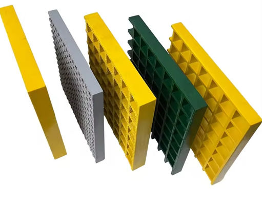 GRP Griglie Paesaggistiche Griglie stampate Frp 38x38mm Non Slip Per Piscina