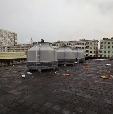FRP GRP Torre di raffreddamento a acqua rotonda, Torre di raffreddamento a acqua aperta circolare ad alta capacità