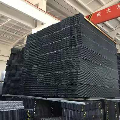 PVC Counterflow Fill Pack Crossflow Cooling Tower Filler Packing Spessore personalizzato