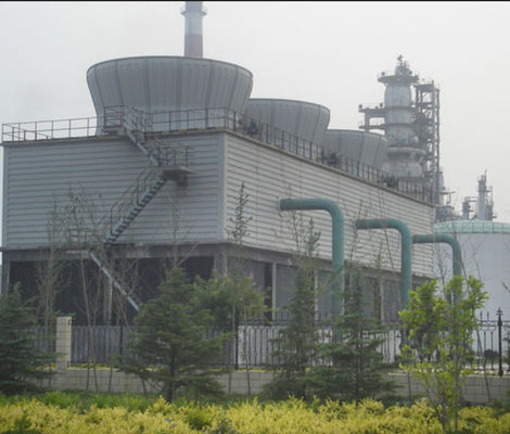 Corrente trasversale e contro-corrente torre di raffreddamento in FRP quadrata rotonda trasferimento di calore elevato