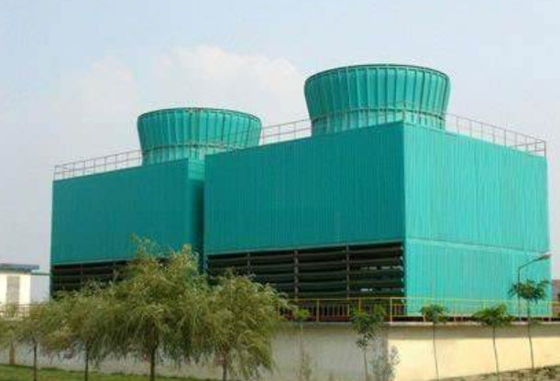 Corrente trasversale e contro-corrente torre di raffreddamento in FRP quadrata rotonda trasferimento di calore elevato