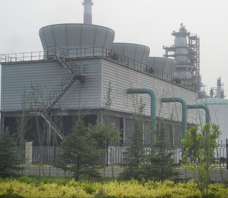 Controflusso GRP FRP struttura torre di raffreddamento 50-5000 tonnellate Capacità colore personalizzato