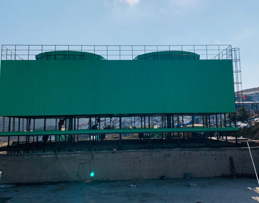 Controflusso GRP FRP struttura torre di raffreddamento 50-5000 tonnellate Capacità colore personalizzato
