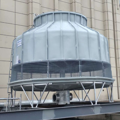 Torre di raffreddamento in FRP rinforzata in fibra di vetro di plastica Tipo di controrifflusso Dimensione personalizzata