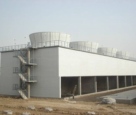 Torre di raffreddamento a controriferimento Frp quadrata GRP Torre di raffreddamento a flusso incrociato OEM