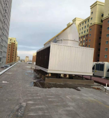 Torre di raffreddamento a controriferimento Frp quadrata GRP Torre di raffreddamento a flusso incrociato OEM