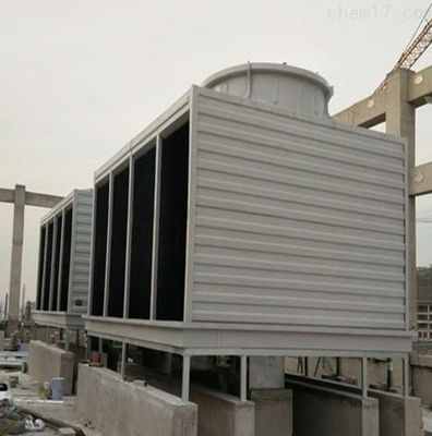 Torre di raffreddamento in FRP a flusso inverso quadrato rotondo GRP quadrato tipo di raffreddamento a flusso croce