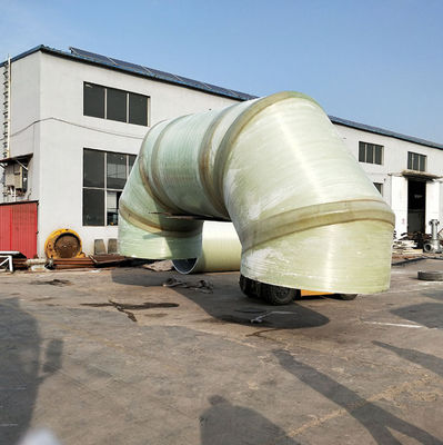 Alte resistenza fibra di vetro rinforzata gomito di plastica gomito di FRP amorfo irregolare