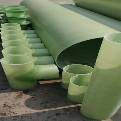 Fittings di tubi in FRP per sistemi di trattamento delle acque reflue