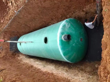 Purificazione dell'acqua FRP Septic Tank Underground Type Domestic Sewage Treatment System
