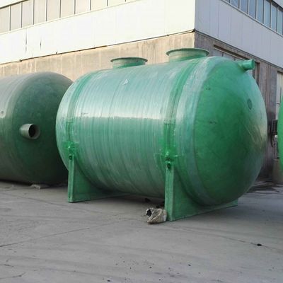 1-150m3 Capacità Serbatoio a pressione Frp per il trattamento sotterraneo delle acque reflue