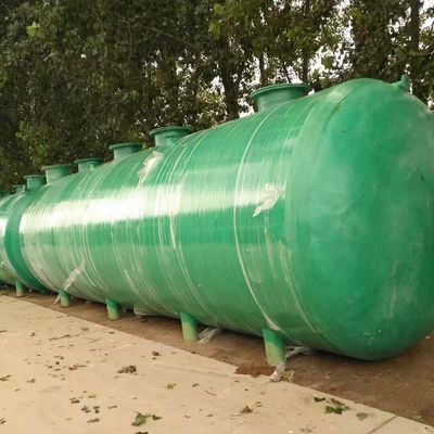 Progettazione personalizzata del serbatoio di contenimento delle acque reflue in FRP Gestione dei rifiuti con tecnologia di avvolgimento
