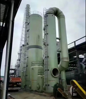 Spray Acid Mist Torre di assorbimento FRP Resistenza alla corrosione Serbatoio di assorbimento di dimensioni personalizzate