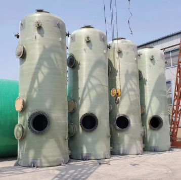 Materiale FRP Purificazione dell'aria Torre di gas di scarico industriale Torre di lavaggio del gas di acqua GRP