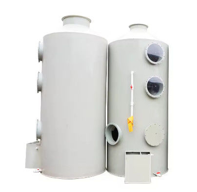 Materiale FRP Purificazione dell'aria Torre di gas di scarico industriale Torre di lavaggio del gas di acqua GRP