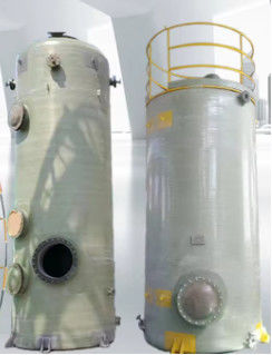 Materiale FRP Purificazione dell'aria Torre di gas di scarico industriale Torre di lavaggio del gas di acqua GRP