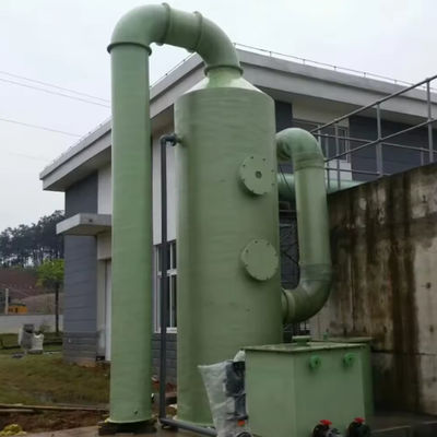 Torre di assorbimento della nebbia acida in fibra di vetro FRP GRP HCL Contenitore di immagazzinamento di acido cloridrico