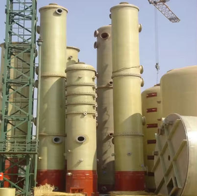 Fibra rinforzata di plastica FRP torre di depurazione dei gas di scarico scrubbers assorbimento dei gas