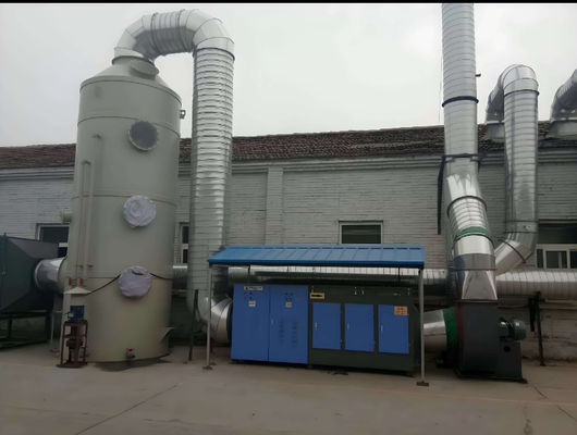 Torre di assorbimento della nebbia acida di biogas FRP a gel multicolore