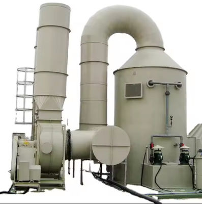 Torre di assorbimento in FRP personalizzata Trattamento dei gas di scarico industriali con superficie liscia