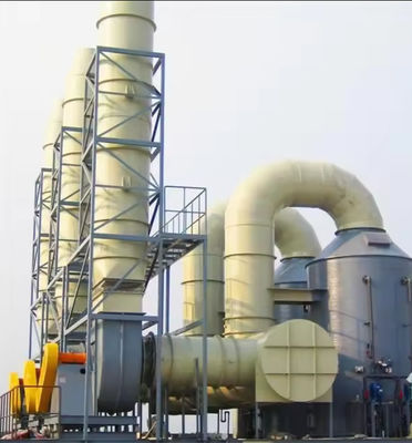 Torre di assorbimento GRP per il trattamento dei gas di scarico e della nebbia acida