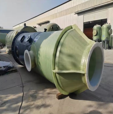 Copertura gel GRP FRP torre di assorbimento multi strato spruzzatura per gas acidi di scarto