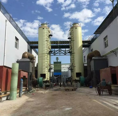 Torre di depurazione di assorbimento in fibra di vetro GRP FRP per il trattamento dei gas acidi di scarto