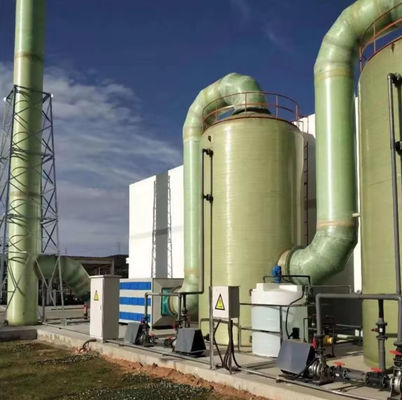 Purificatore di nebbia da fumo acido Gas di scarto Torre di depurazione di nebbia acida FRP GRP Basso mantenimento